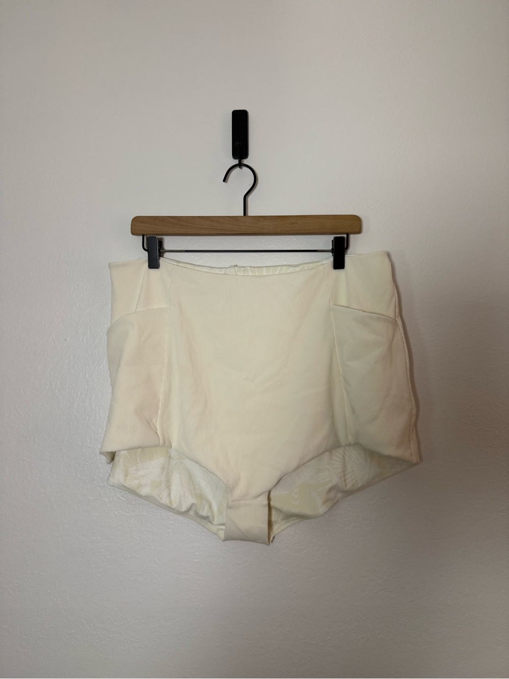 POPFLEX Ribbed High-Waist Bikini Bottoms
